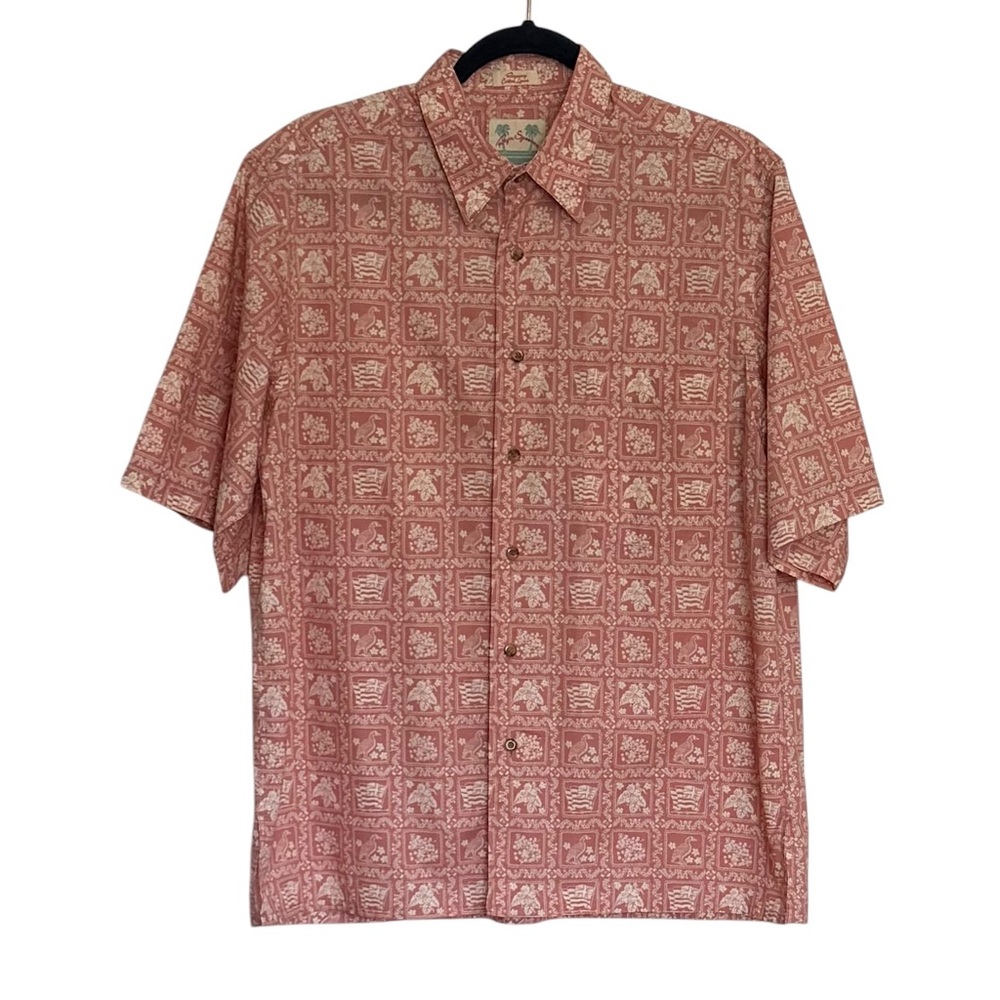 Reyn Spooner Hawaiian Traditionals Shirt Size Medium